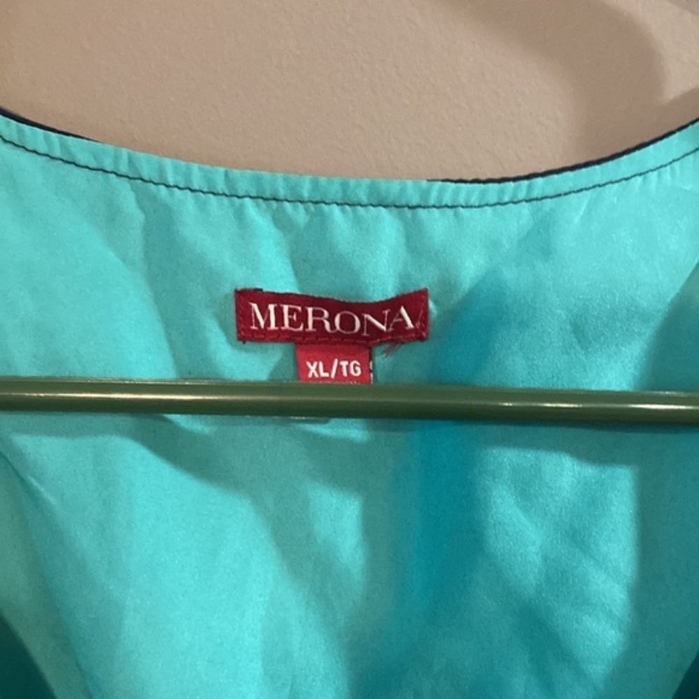 Merona Colorblock Belted Dress - Picture 2 of 3